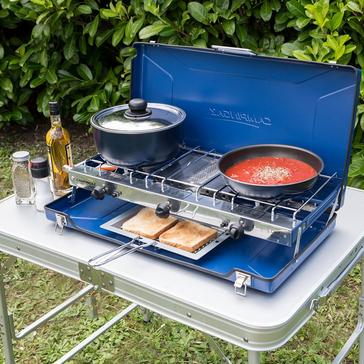 Blue Campingaz Elite Camping Chef Folding Stove