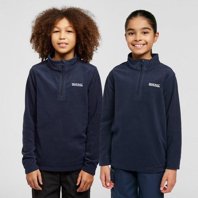 Kids half zip on sale fleece