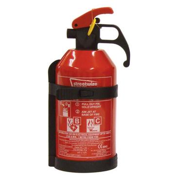 RED STREETWIZE 1kg Dry Powder BC Fire Extinguisher