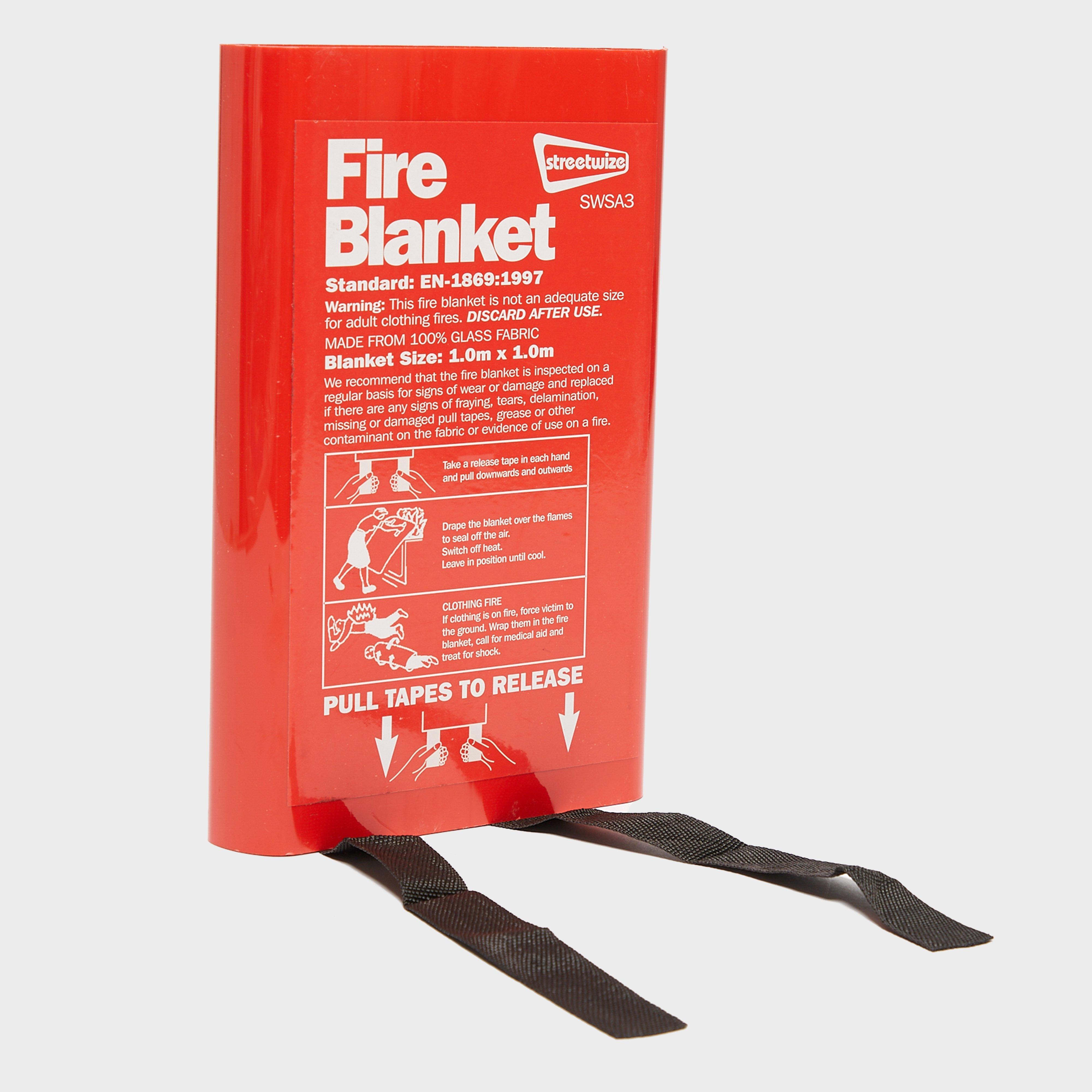 Image of Streetwize Fire Blanket - Red/Blanket, Red/BLANKET