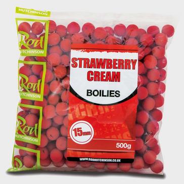  R Hutchinson Strawberry Cream Boilies 15mm (500g)