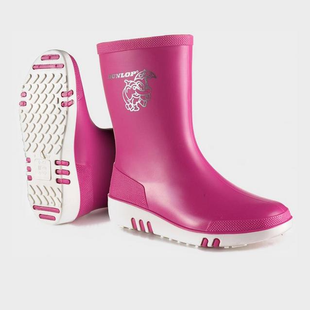 Dunlop Kids' Mini Wellington Boot Blacks