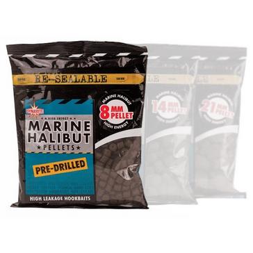 Brown Dynamite Marine Halibut Pellets, Pre-Drilled 8mm (350g bag)