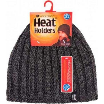 Grey Heat Holders Men’s Thermal Chunky Rib Hat