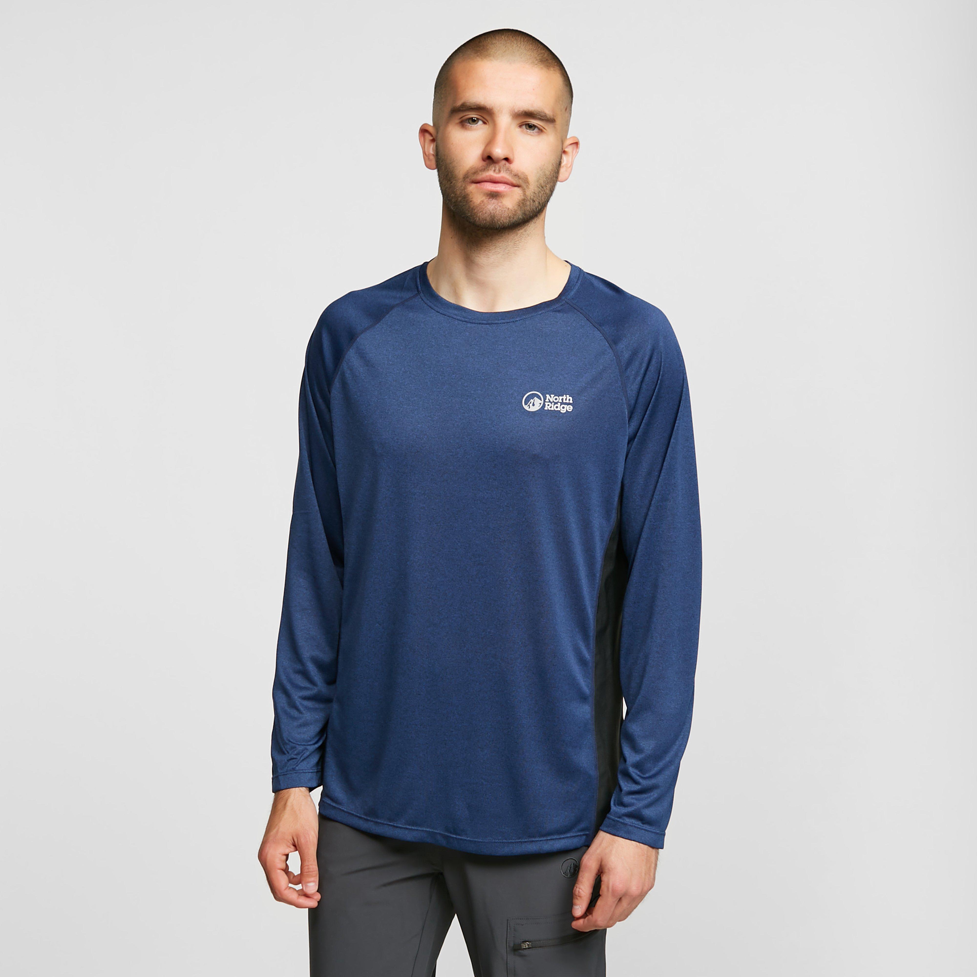 North Ridge North Ridge Mens Resistance Long Sleeve Baselayer, Navy North Ridge North Ridge Mens Resistance Long Sleeve Baselayer, Navy