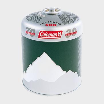 green COLEMAN C500 Screw On Gas Cartridge Multi Pack (6 Cartridges)
