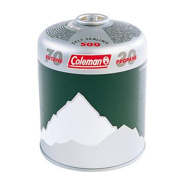 green COLEMAN C500 Screw On Gas Cartridge Multi Pack (6 Cartridges)