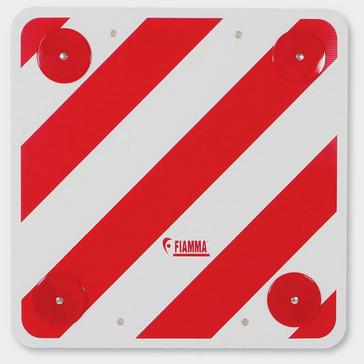 Red Fiamma Plastic Road Signal Plate