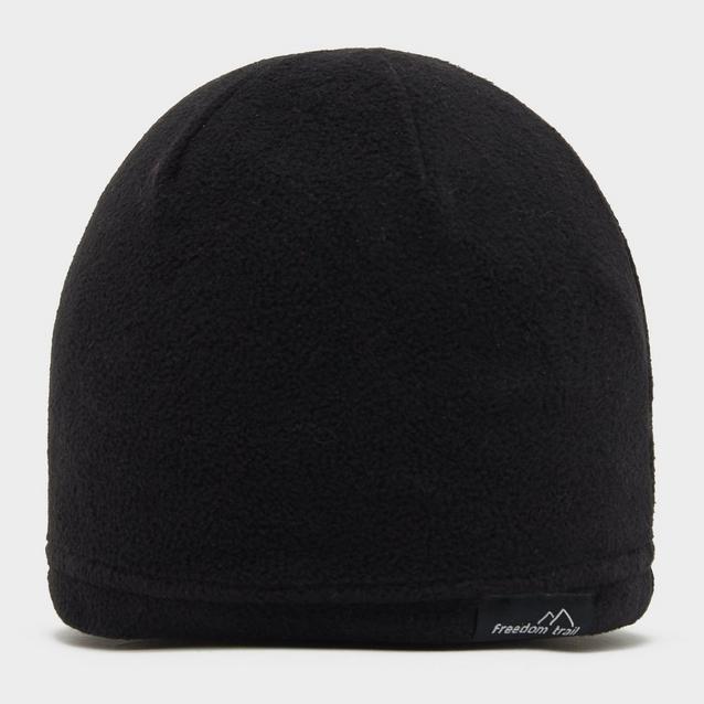 Black FREEDOMTRAIL Kids' Essential Fleece Hat image 1