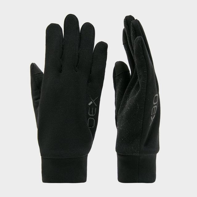 Black OEX Unisex Vostok Grip Gloves image 1