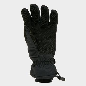 Black The Edge Men's Aspen Ski Gloves