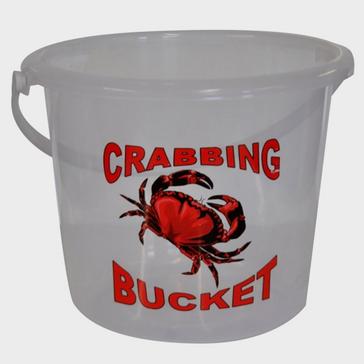 White BlueZone 5 Litre Clear Crab Bucket