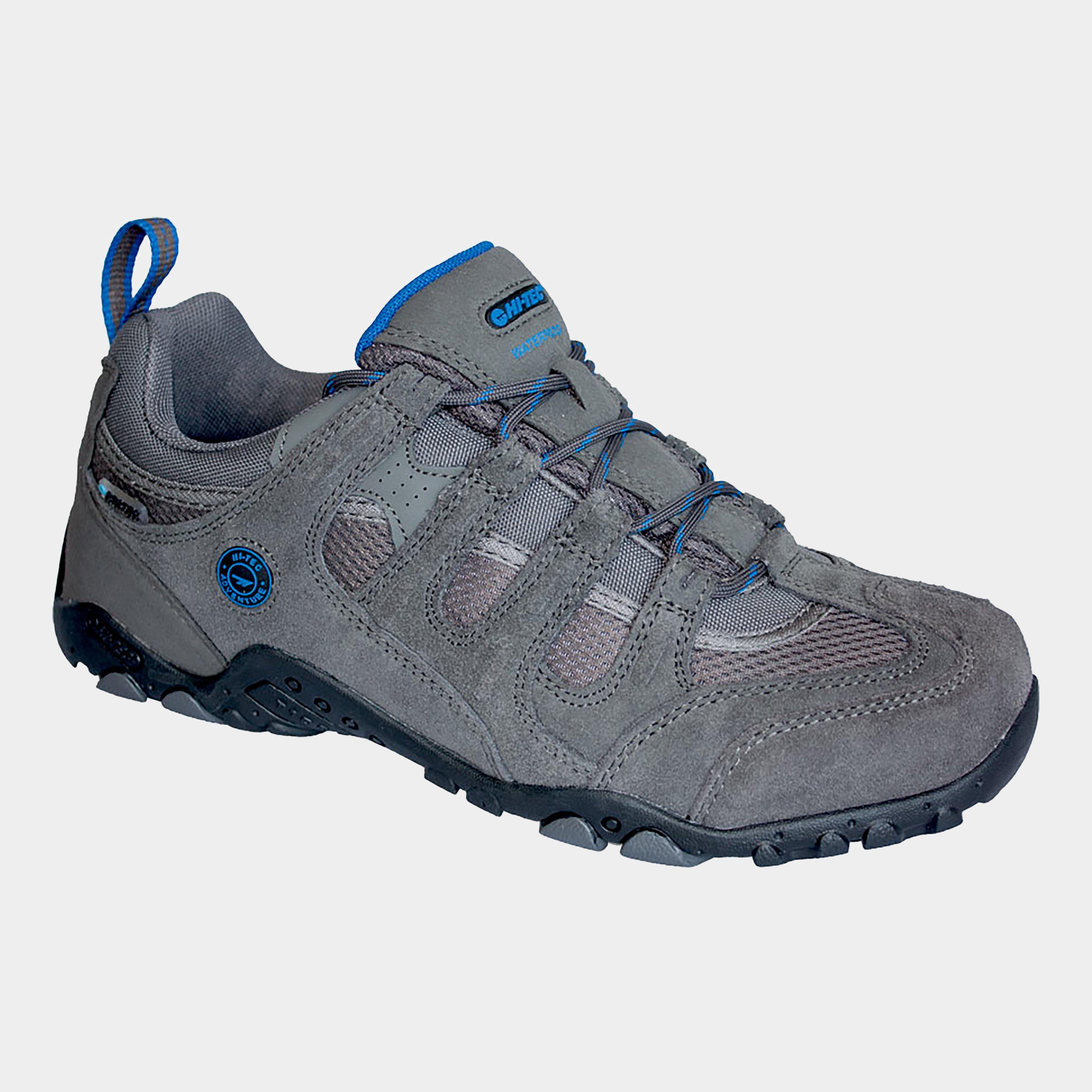 hi tec men's quadra waterproof mid walking boots