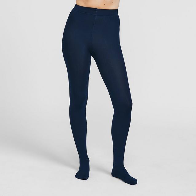Heat Holders - Ladies Womens Thick Thermal Tights - Navy Blue