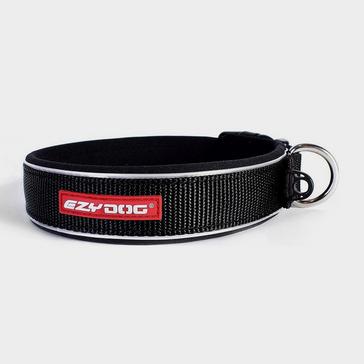 BLACK EzyDog Classic Neo Dog Collar Black