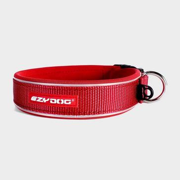 Red EzyDog Classic Neo Dog Collar (Large)