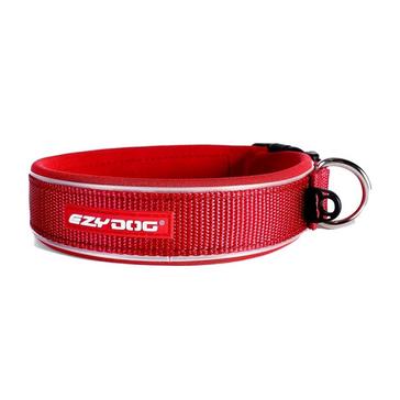 Red EzyDog Classic Neo Dog Collar (Large)