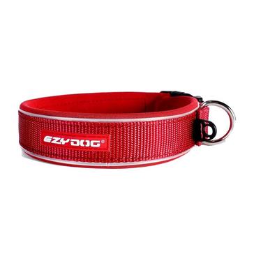 Red EzyDog Classic Neo Dog Collar (Large)