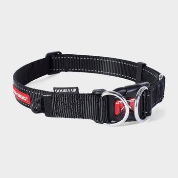 Black EzyDog Double Up Dog Collar (Small)