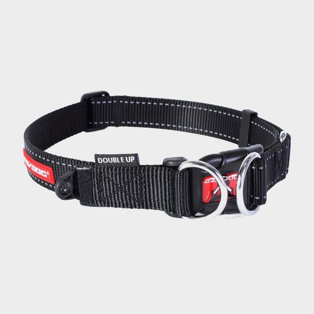 Black Ezy-Dog Double Up Dog Collar (XL) image 1