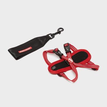 RED EzyDog Chest Plate Dog Harness (XS)