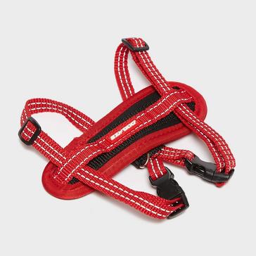 RED Ezy-Dog Chest Plate Dog Harness (XS)