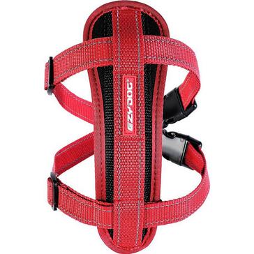 Red EzyDog Chest Plate Harness Red