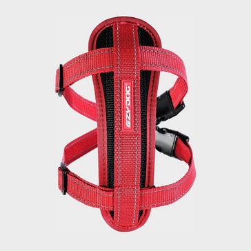 RED EzyDog Chest Plate Harness Red