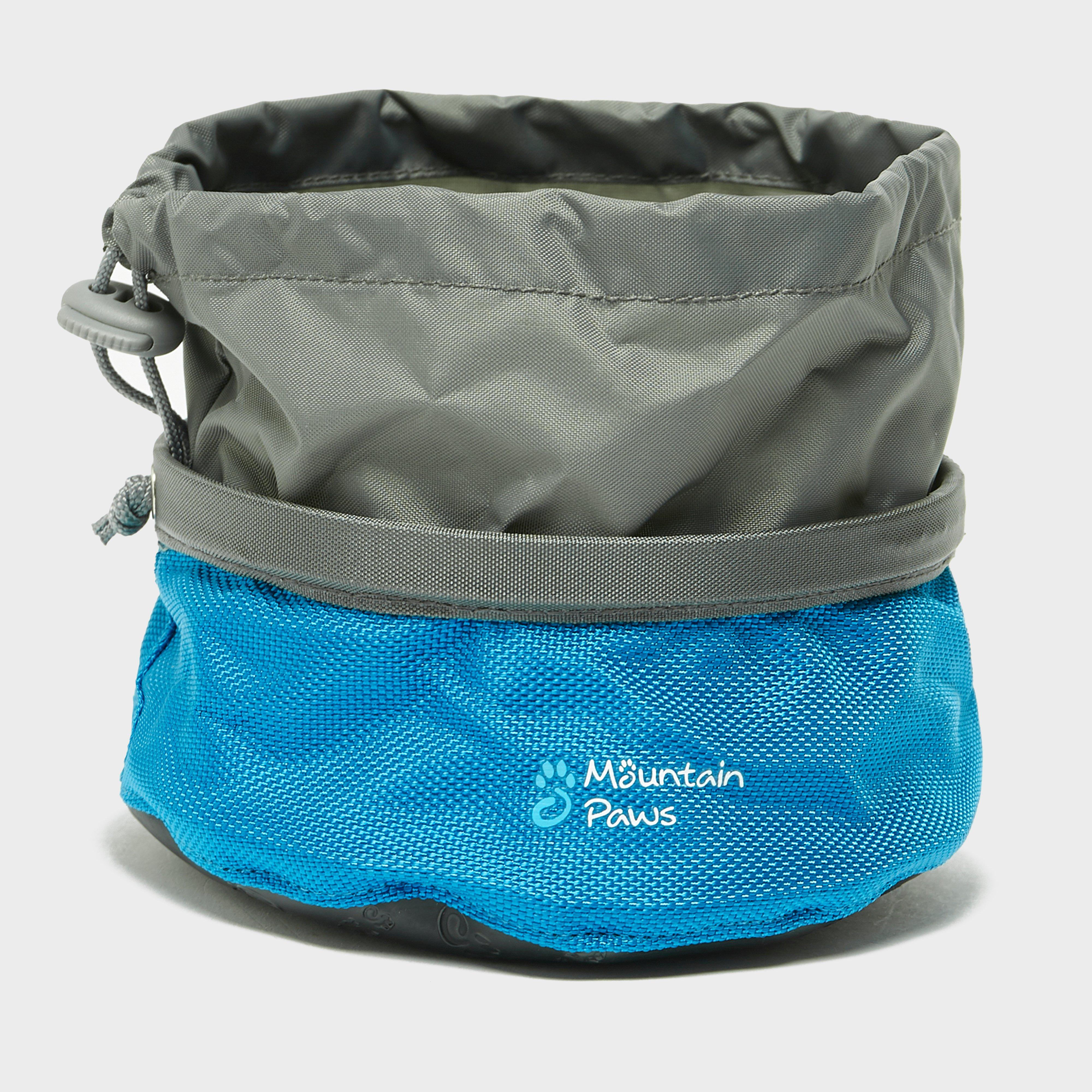 Image of Mountain Paws Dog Food Bowl (Small) - Blue/Grey, Blue/Grey