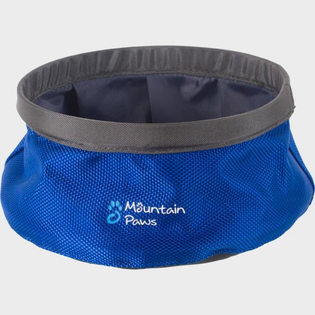Navy Mountain Paws Water Bowl (Small) image 1