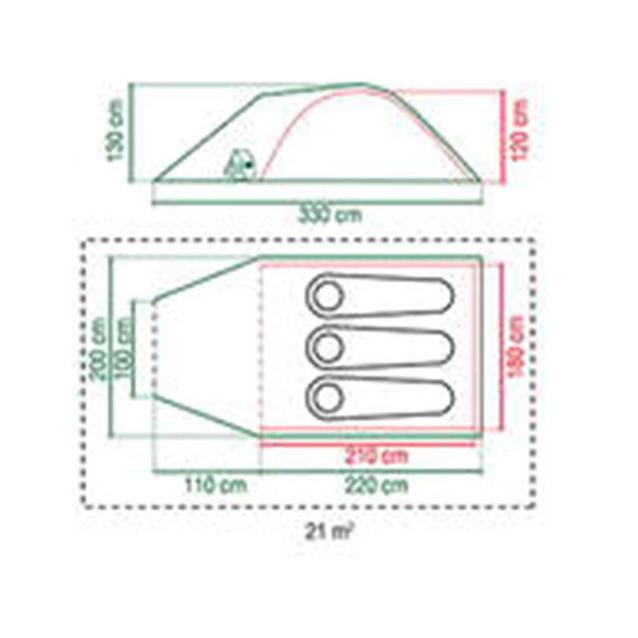 Coleman kentmere on sale 3 plus tent