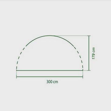 White COLEMAN Event Shelter Pro M Sunwall Door