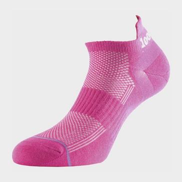 Pink 1000 MILE Ultimate Tactel® Men's Trainer Liner Sock