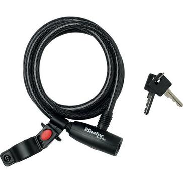 Black Masterlock Cable 10mm X 1800mm Key