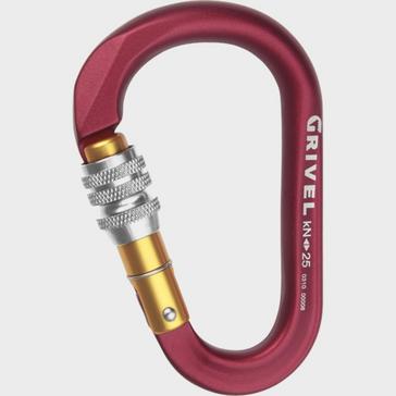 RED Grivel Mega Screwgate HMS K6N Carabiner