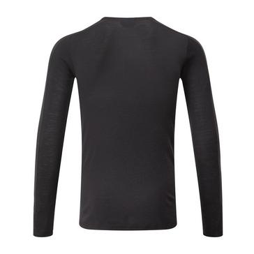 Black North Ridge Men's Convect-200 Merino LSZ Top