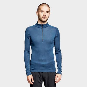 Navy North Ridge Men's Convect-200 Merino LSZ Top