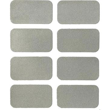 Grey Luma Rectangular Reflective Stickers (Pack of 6)