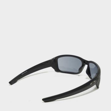 Black Oakley Straightlink Sunglasses (Matte Black/PRIZM Tungsten)