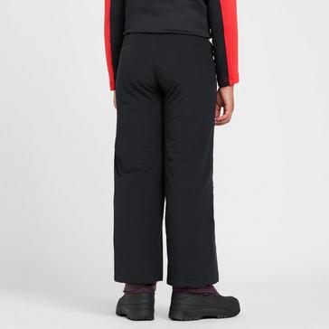 Black The Edge Kids' Vail Stretch Salopettes