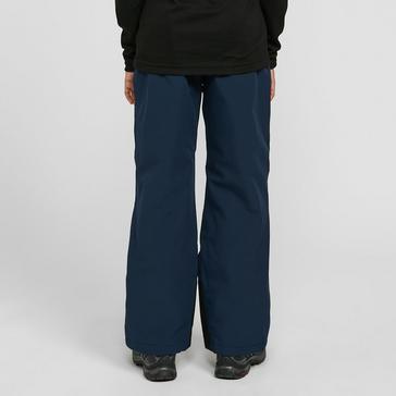 Black The Edge Kids' Vail Stretch Salopettes