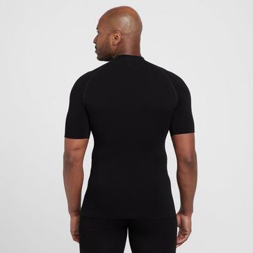 Black OEX Men's Barneo Short Sleeve Baselayer Top