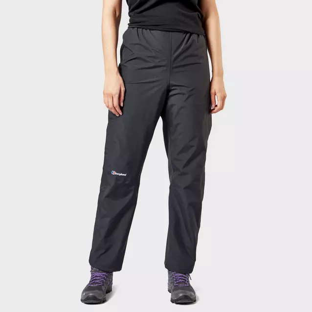 Berghaus Men's Hillwalker Gore-Tex Waterproof Trousers, Durable,  Comfortable Rain Pants, Black, XS Short (29 Inches) : : Fashion