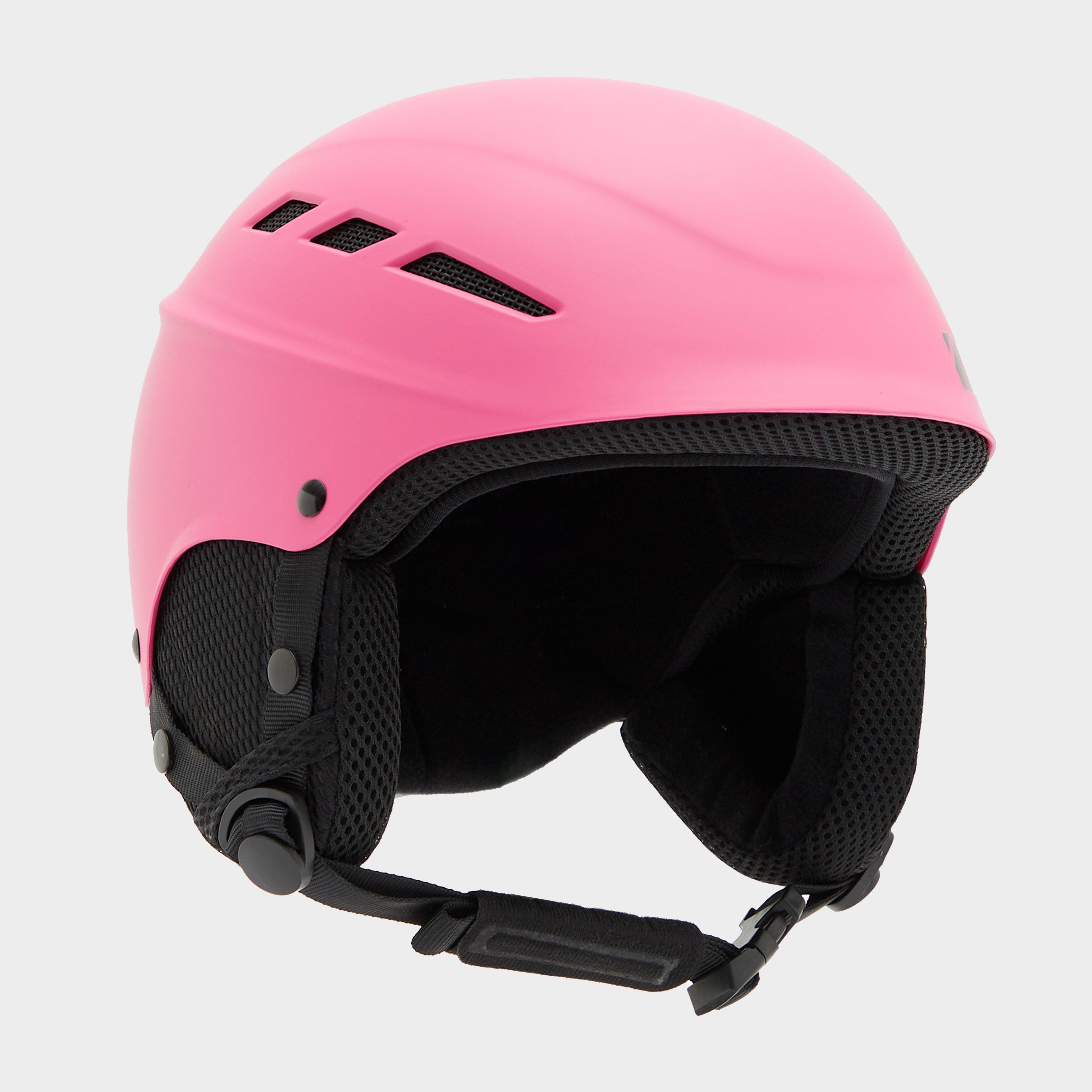 pink snow helmet