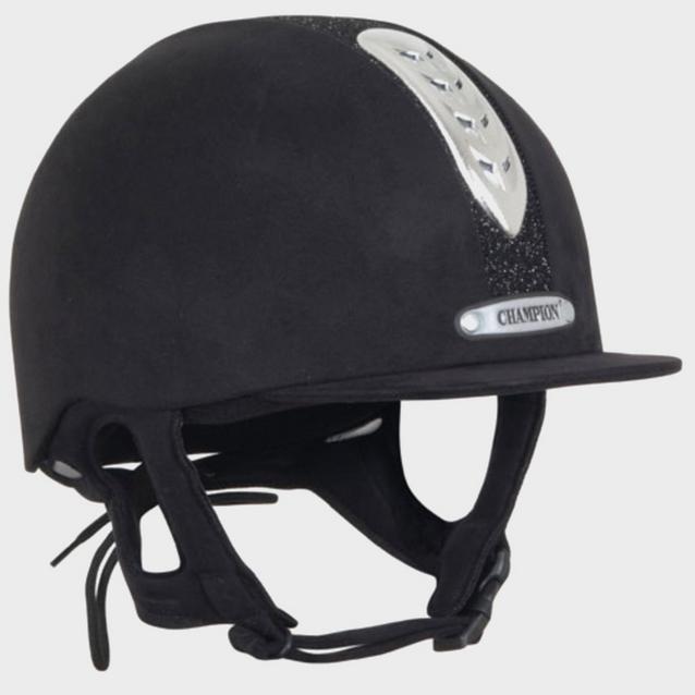 Black Champion Junior X-Air Dazzle Plus Riding Helmet image 1