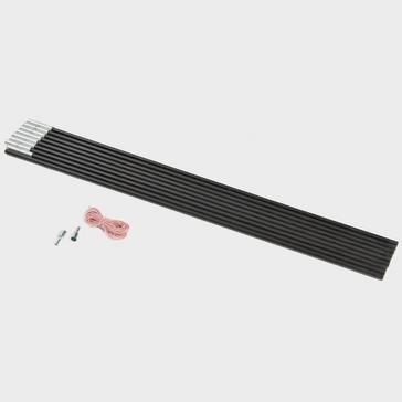 Black HI-GEAR Fibreglass Pole Kit 9 Section 11mm