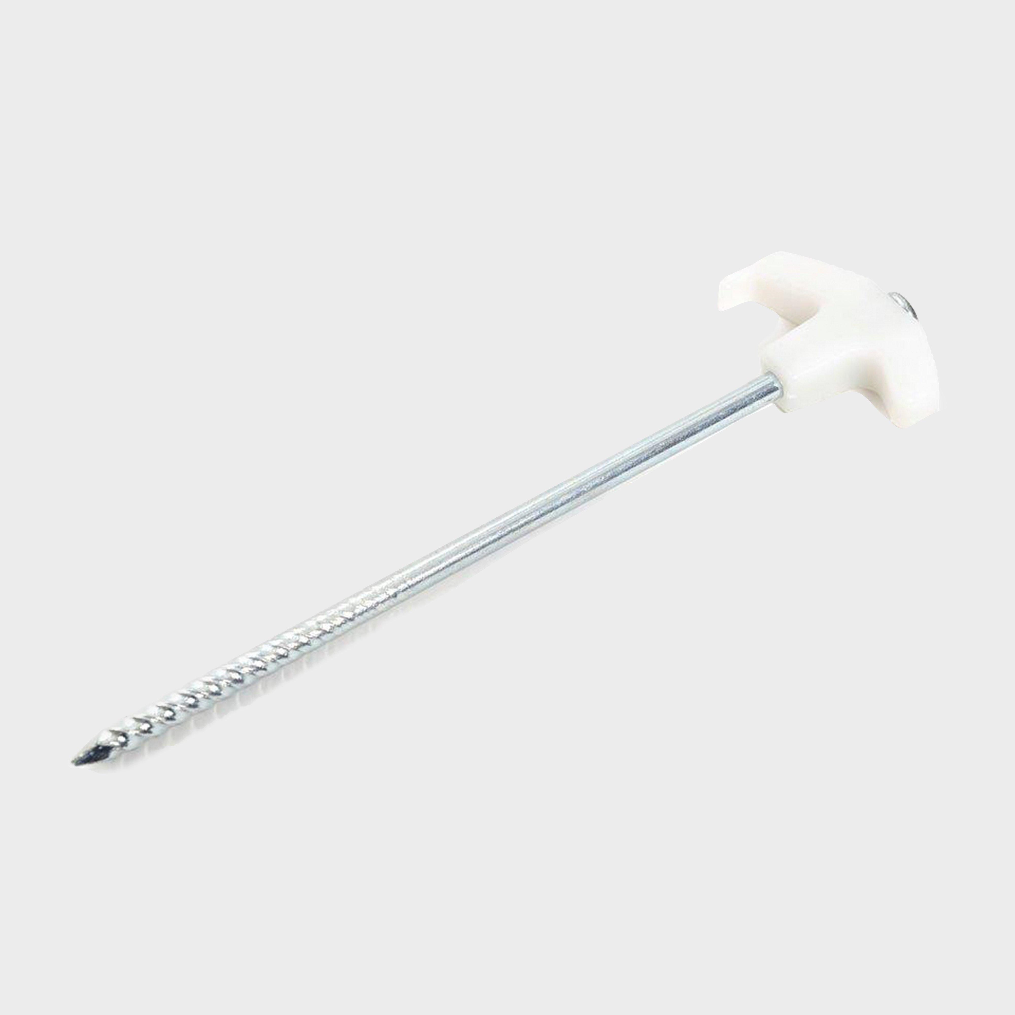 Hi-Gear Hi-Gear Glow-in-the-Dark Screw Tent Pegs - White, White Hi-Gear Hi-Gear Glow-in-the-Dark Screw Tent Pegs - White, White