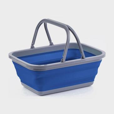 Blue HI-GEAR Folding Wash Bowl