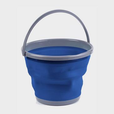 Blue HI-GEAR Fold Flat Bucket 5L