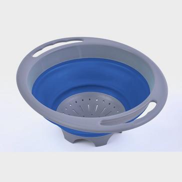 Blue HI-GEAR Folding Colander